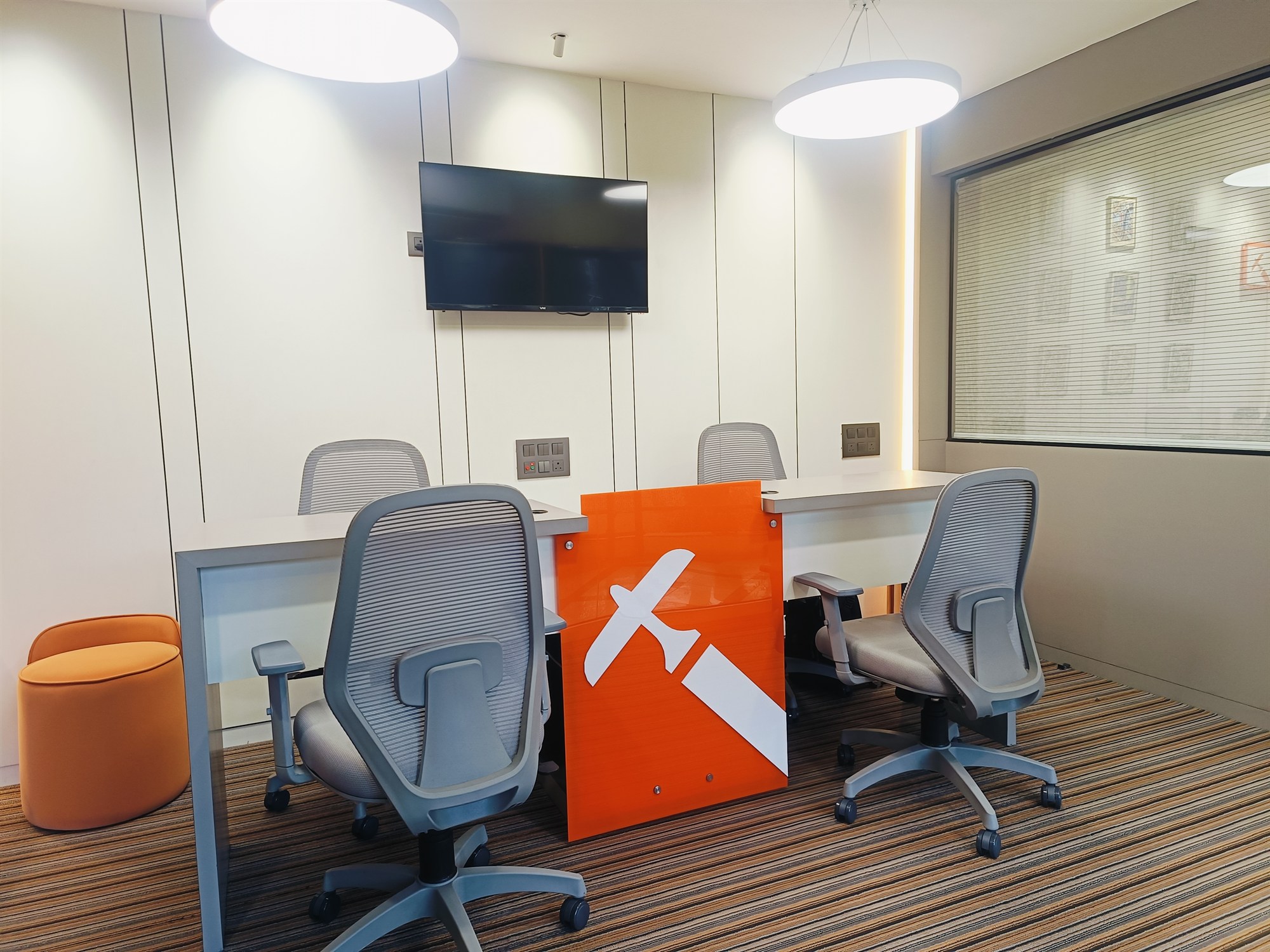 Meeting room seating area